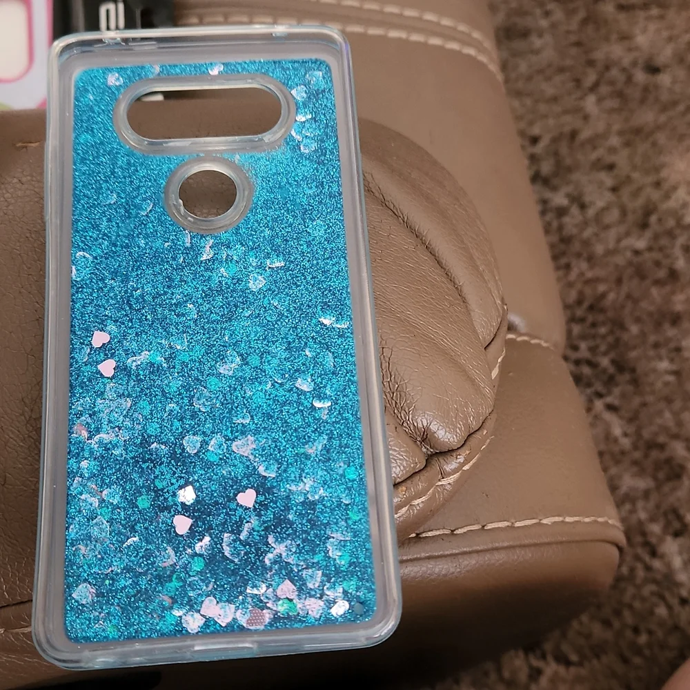 🆕💙Sparkle heart LGV20 case